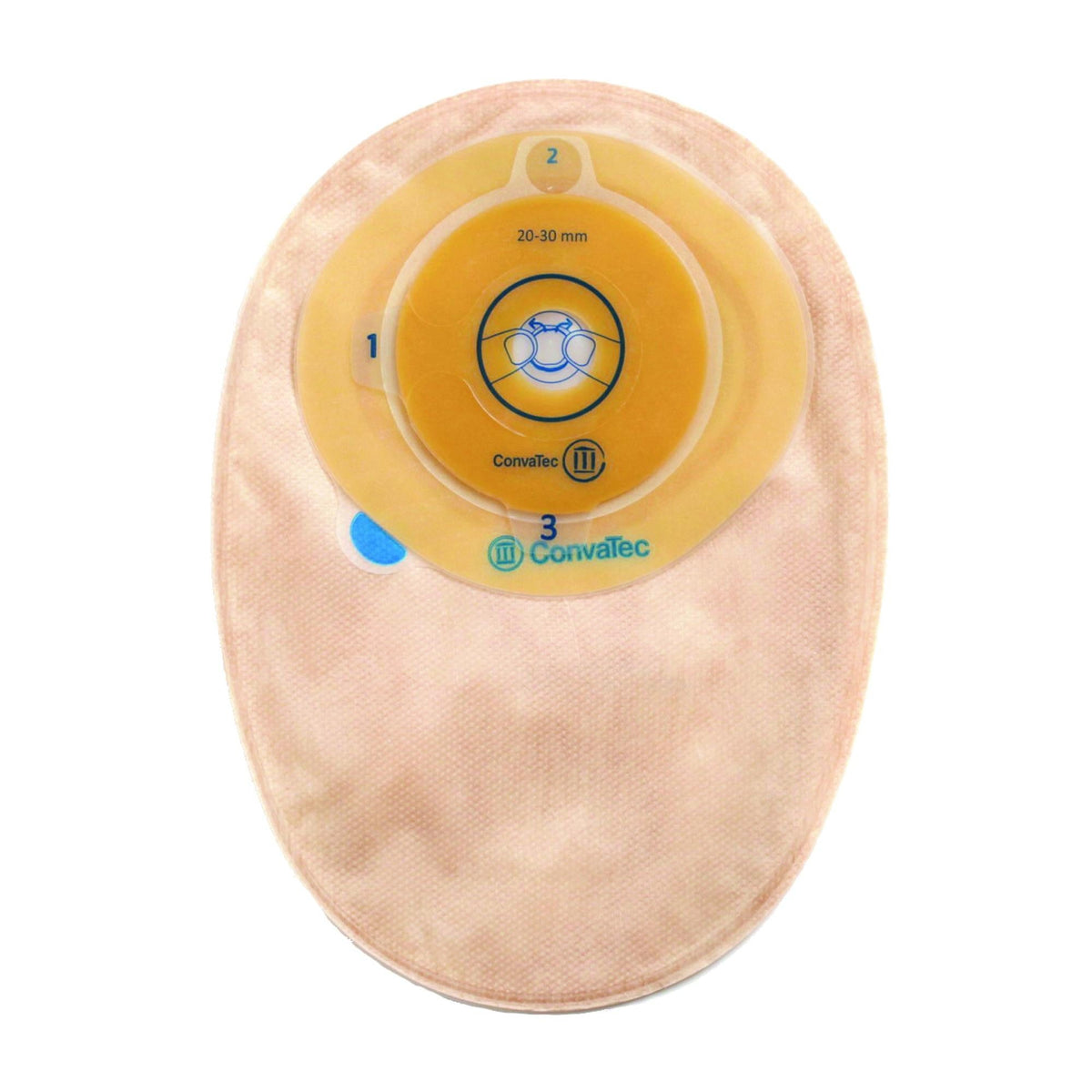 ConvaTec Esteem+ One-Piece Pouch, Flat, Cut-to-Fit, Opaque, 8-Inch, with Filter