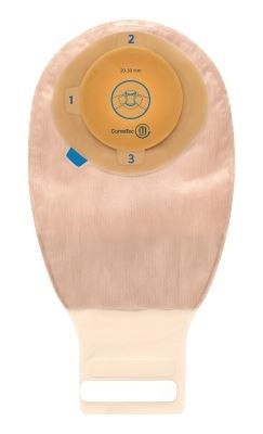 ConvaTec Esteem+ One-Piece Pouch, Flat, Beige, 12-Inch, with Filter