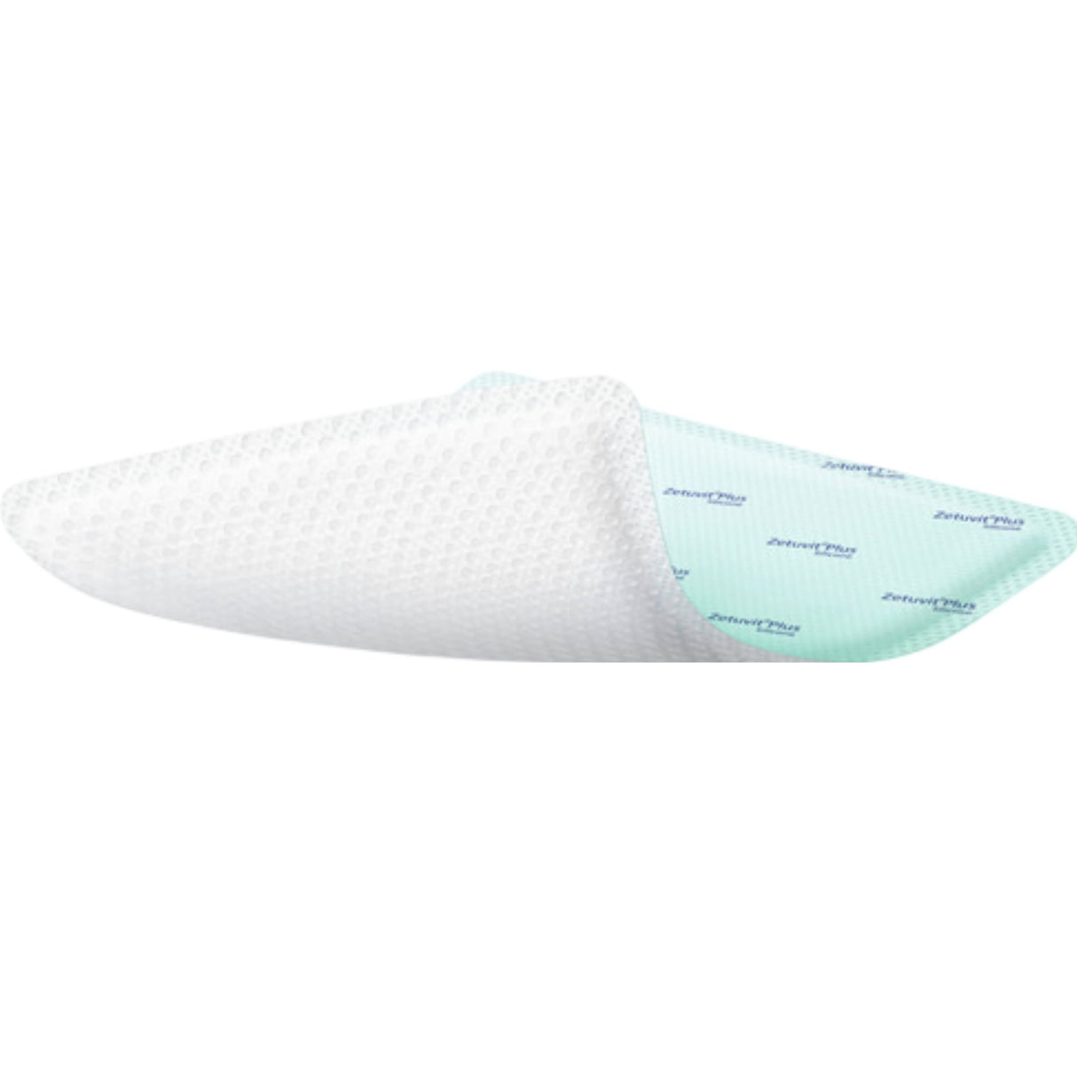 Zetuvit Plus Silicone Border Super Absorbent Dressing, 6 x 10 Inch