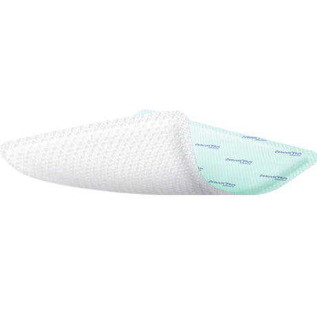 Zetuvit Plus Silicone Border Super Absorbent Dressing, 6 x 10 Inch
