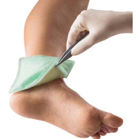 Zetuvit Plus Silicone Border Super Absorbent Dressing, 6 x 10 Inch