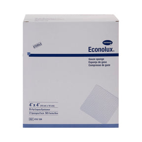 Hartmann Econolux Sterile Gauze Sponge, 4 x 4 Inch, Eight-Ply