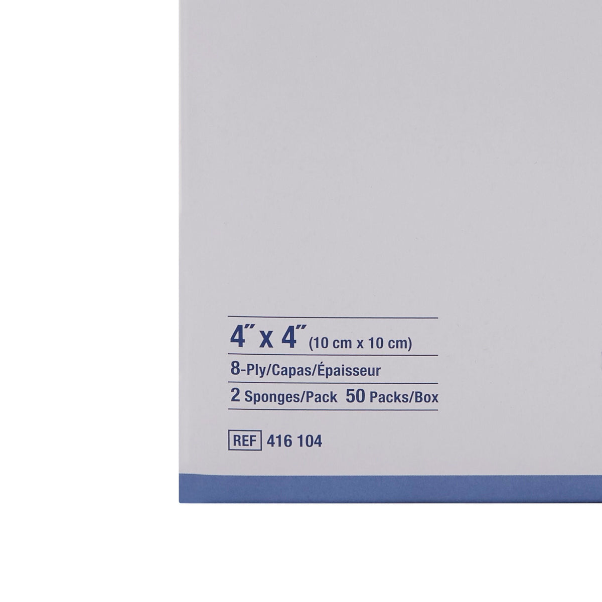 Hartmann Econolux Sterile Gauze Sponge, 4 x 4 Inch, Eight-Ply