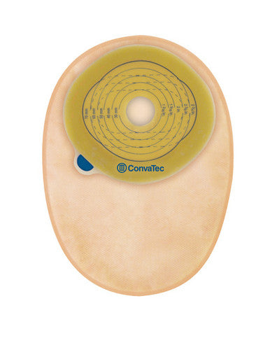 ConvaTec Esteem+ One-Piece Pouch, Flat, Pre-Cut, Opaque, 8-Inch, with Filter - 416710-Box - LL Medico