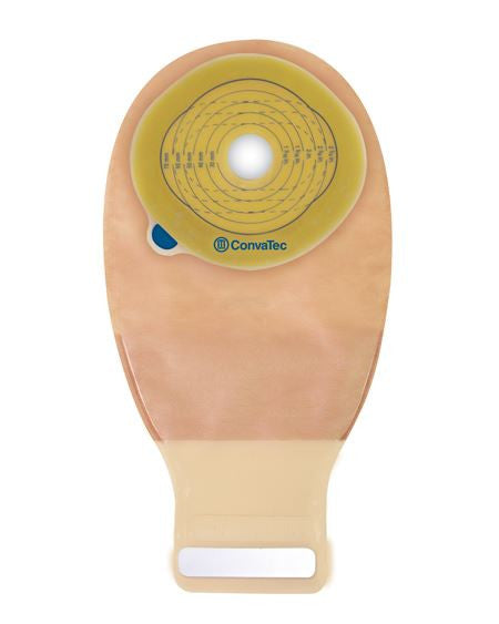 ConvaTec Esteem+ One-Piece Pouch, Flat, Cut-to-Fit, Transparent, 12-Inch, with Filter, Stomahesive, Standard Wear - 416718-Box - LL Medico