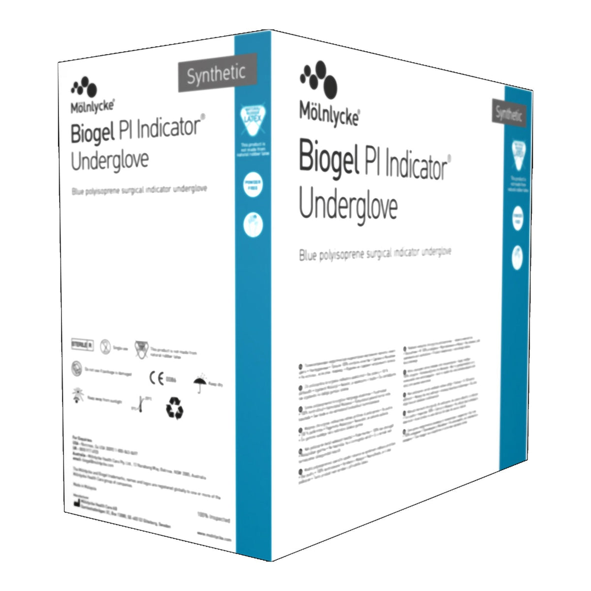 Biogel PI Indicator Underglove, Sterile Polyisoprene, Blue