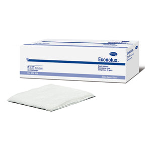 Hartmann Econolux Gauze Sponge, 2 x 2 Inch, Eight-Ply