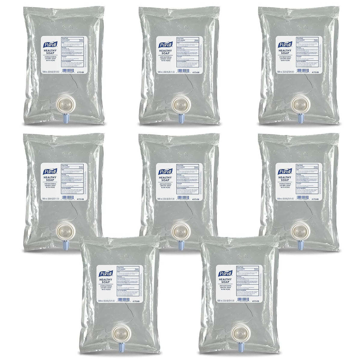 Purell Healthy Soap Antibacterial Lotion Soap with PCMX, 1,000 mL Dispenser Refill Bag