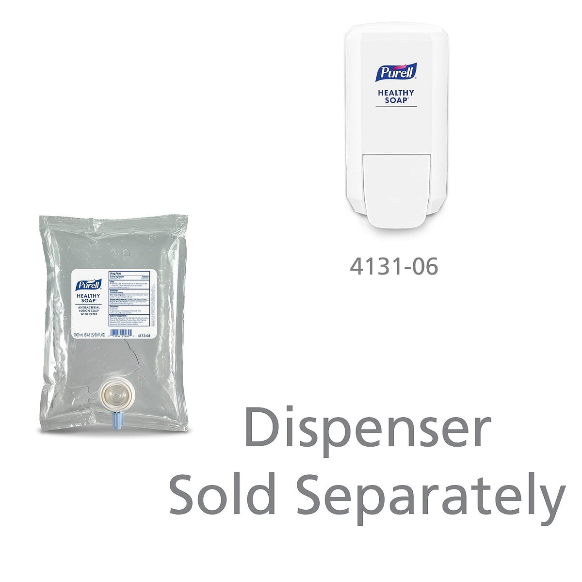 Purell Healthy Soap Antibacterial Lotion Soap with PCMX, 1,000 mL Dispenser Refill Bag