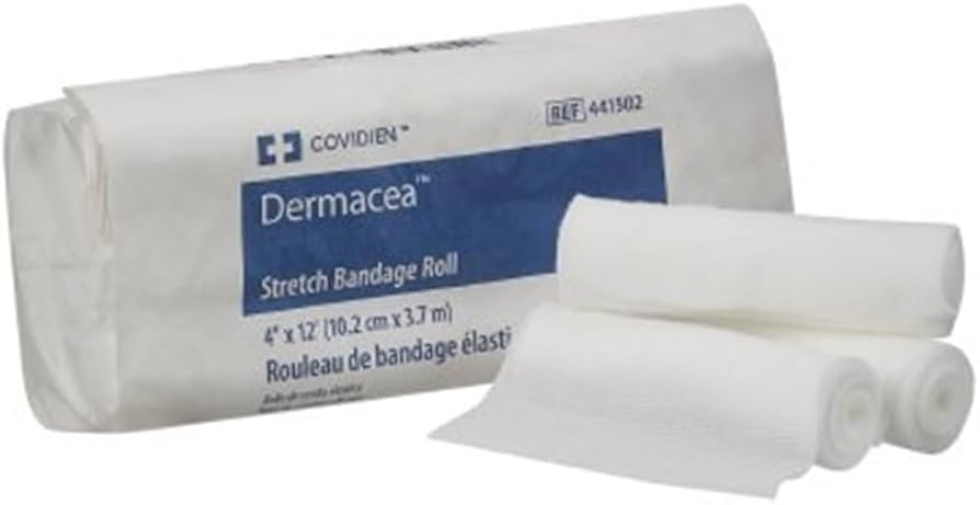 Dermacea Sterile Conforming Bandage, 6 Inch x 4 Yard, One-Ply