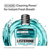 Listerine Antiseptic Mouthwash Cool Mint, 1.5 L