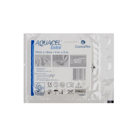 ConvaTec Aquacel Extra Gelling Fiber Wound Dressing, 4 x 5 Inch