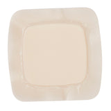 Aquacel Foam Dressing with Border, Silicone Adhesive, 4 x 4", Waterproof Film Backing, Square, Tan, Sterile - 420680-Single - LL Medico