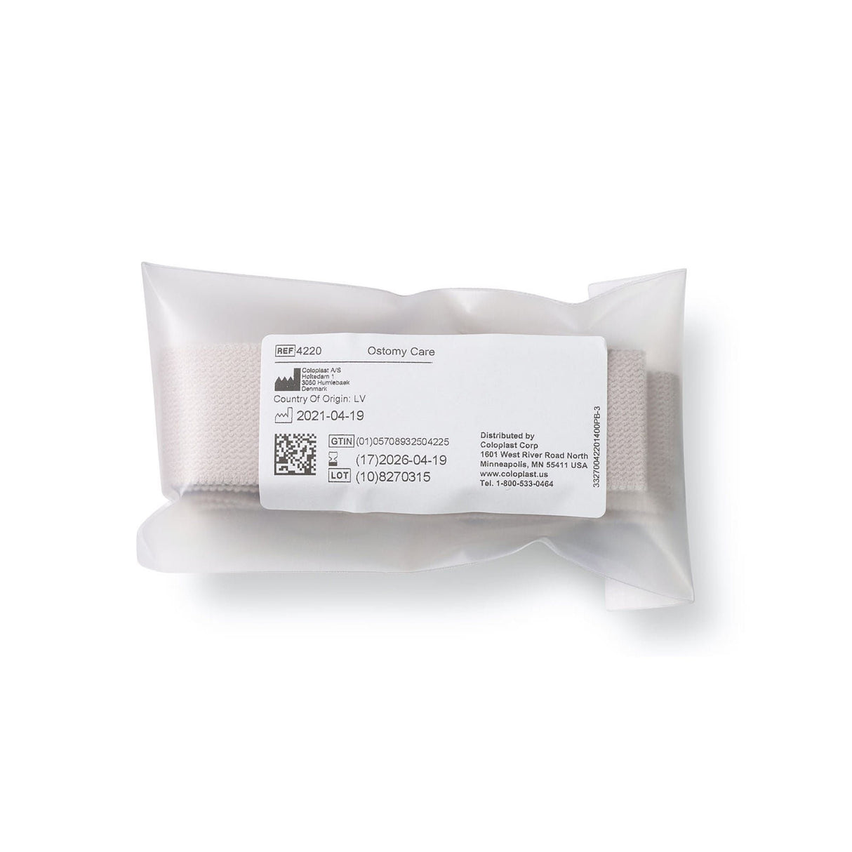 Coloplast Brava Ostomy Belt, Extra-Large, 49 Inch