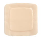 Aquacel Foam Dressing, Waterproof Silicone Adhesive with Border, 6" x 6", Square, Tan Foam, Sterile - 422350-Single - LL Medico