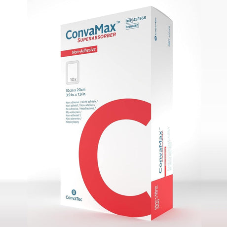 ConvaTec ConvaMax Superabsorber Super Absorbent Dressing, 8 x 8 Inch