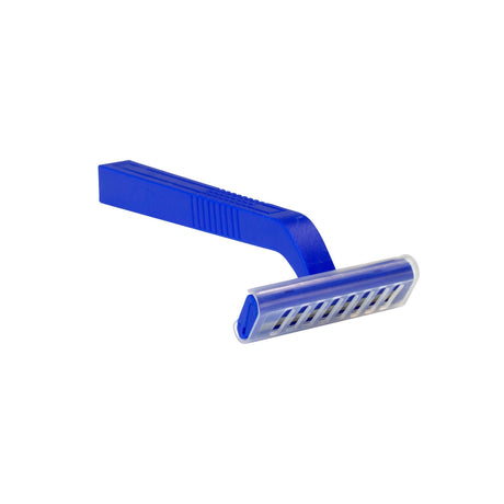 Dynarex Twin Blade Disposable Razors, Unisex, Clear Plastic Guard