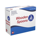 Dynarex Wooden Spoons, Double-Ended, Disposable, 3" - 4325 - LL Medico