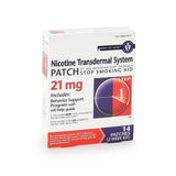 Habitrol Nicotine Transdermal System Patch, Stop Smoking Aid, 21 mg, Step 1 - 43598044870 - LL Medico