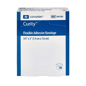 Cardinal Health Curity Tan Adhesive Strip, ¾ x 3 Inch