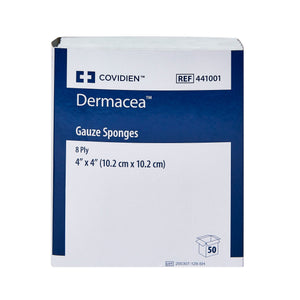 Cardinal Health Dermacea Sterile Gauze Sponge, 4 x 4 Inch, Eight-Ply