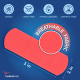 Cardinal Health Curity Neon Adhesive Strip, 1 x 3 Inch