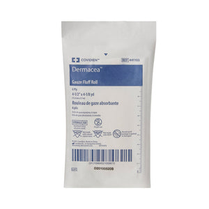 Cardinal Health Dermacea Sterile Fluff Bandage Roll, 4-1/2 Inch x 4-1/10 Yard, 6-Ply