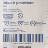 Cardinal Health Dermacea Sterile Fluff Bandage Roll, 4-1/2 Inch x 4-1/10 Yard, 6-Ply