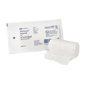 Cardinal Health Dermacea Sterile Fluff Bandage Roll, 4 Inch x 4-1/8 Yard, Three-Ply