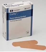 Cardinal Health Curity Tan Adhesive Strip, 1 x 3 Inch