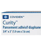 Cardinal Health Curity Sheer Adhesive Strip, ¾ x 3 Inch