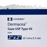 Cardinal Health Dermacea Sterile USP Type VII Gauze Sponge, 2 x 2 Inch, Eight-Ply
