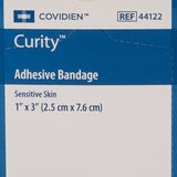 Cardinal Health Curity Sensitive Skin Adhesive Strip, 1 x 3 Inch