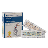 Cardinal Health Curity Assorted Looney Tunes Adhesive Strip, ¾ x 3 Inch