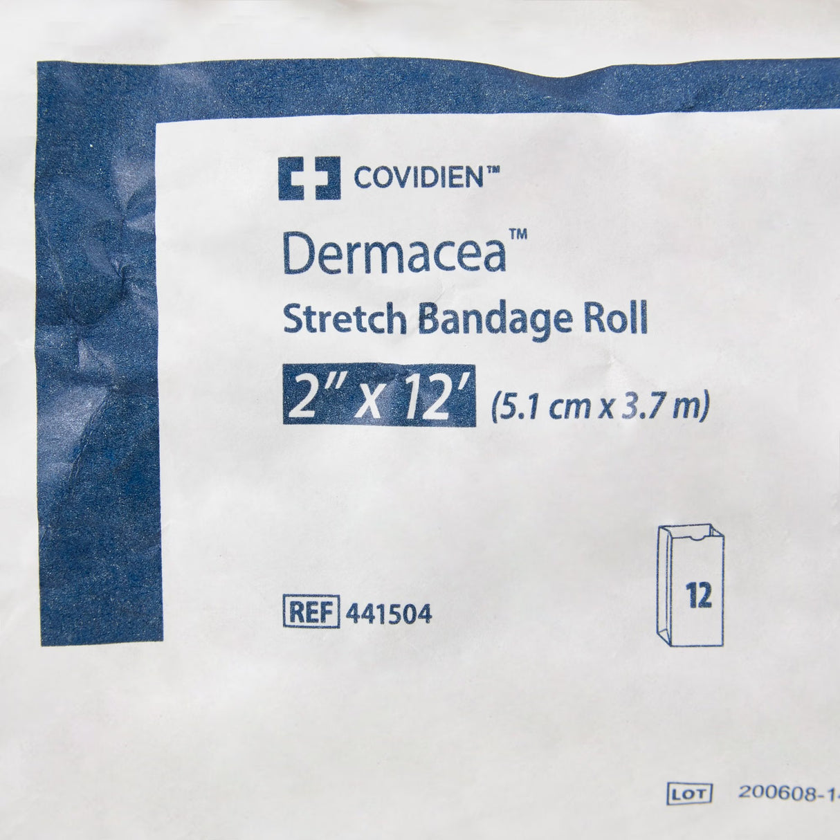 Cardinal Health Dermacea Sterile Conforming Bandage, 2 Inch x 4 Yard, One-Ply