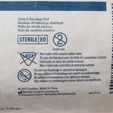 Cardinal Health Dermacea Sterile Conforming Bandage, 3 Inch x 4 Yard, One-Ply