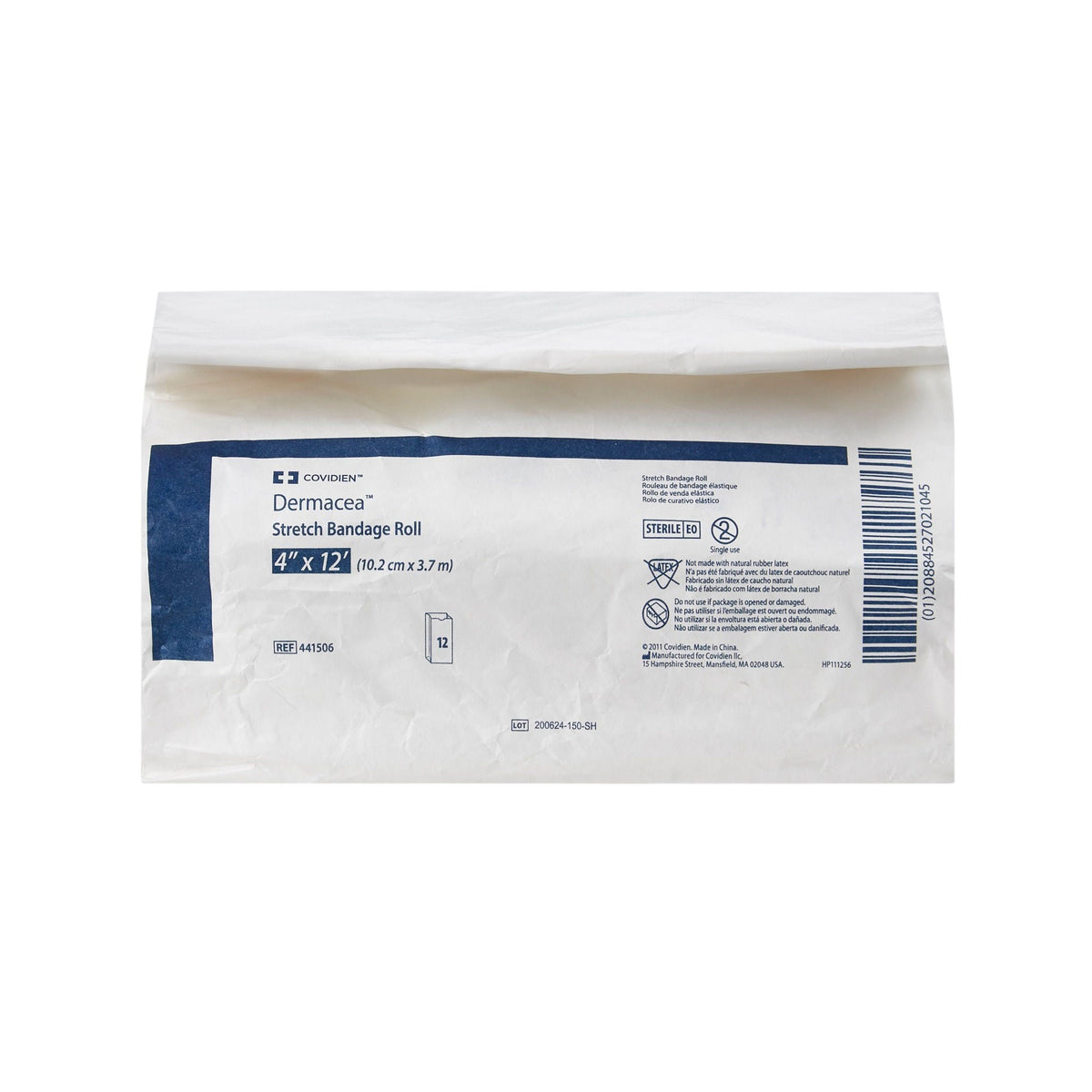 Cardinal Health Dermacea Sterile Conforming Bandage, 4 Inch x 4-1/10 Yard, 1-Ply