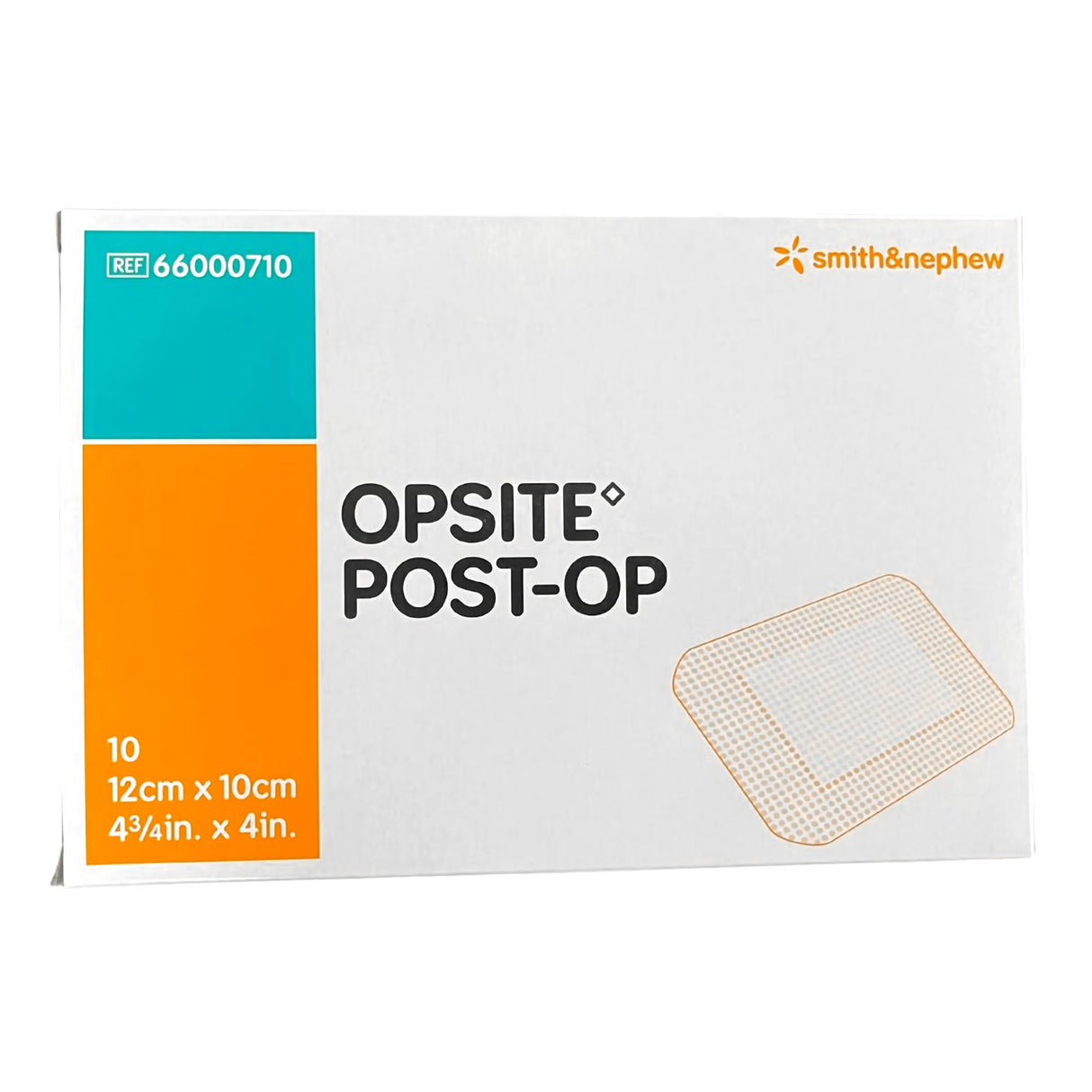 OpSite Post Op Transparent Film Dressing with Pad, 4 x 10 Inch