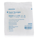 McKesson Sterile Fluff Dressing, 6 x 6-3/4 Inch