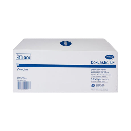 Co-Lastic Cohesive Bandage, Self-Adherent Closure, Assorted Colors, Elastic, NonSterile, Standard Compression - LL Medico