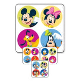 MiniBadges Mickey and Friends, Stickers, 2.5" x 2.5"