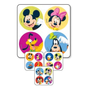 MiniBadges Mickey and Friends, Stickers, 2.5" x 2.5"