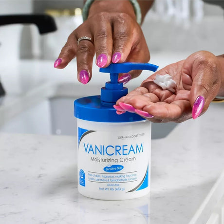 Vanicream Moisturizing Skin Cream, Unscented, 1 lb (453 g) Pump Jar