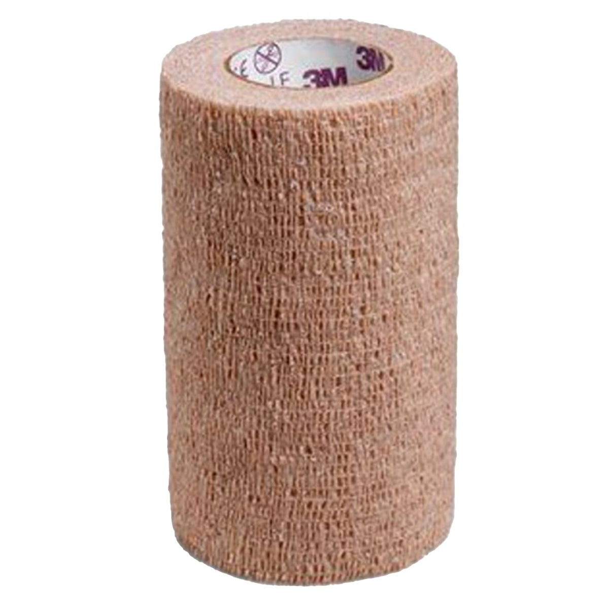 Co-Lastic Cohesive Bandage, Self-Adherent Closure, Tan, Elastic, Non-Sterile, Standard Compression, 4" x 5 yd - 45400000-Case - LL Medico