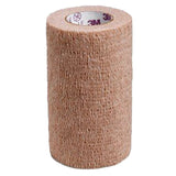 Co-Lastic Cohesive Bandage, Self-Adherent Closure, Tan, Elastic, Non-Sterile, Standard Compression, 4" x 5 yd - 45400000-Case - LL Medico