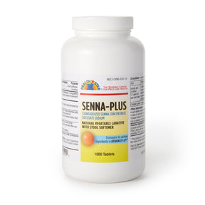 Geri-Care Senna Plus Stool Softener Laxative Tablets, Docusate Sodium 50 mg / Sennosides 8.6 mg - 455-10-HST - LL Medico