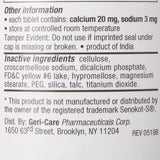 Geri-Care Senna Plus Stool Softener Laxative Tablets, Docusate Sodium 50 mg / Sennosides 8.6 mg - 455-10-HST - LL Medico