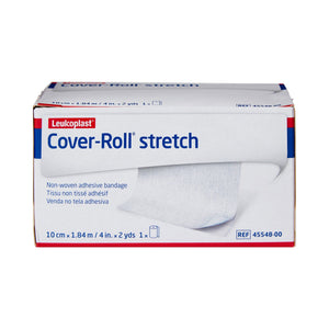 BSN Medical Cover-Roll Stretch Dressing Retention Tape with Liner 4 Inch x 2 Yard, White