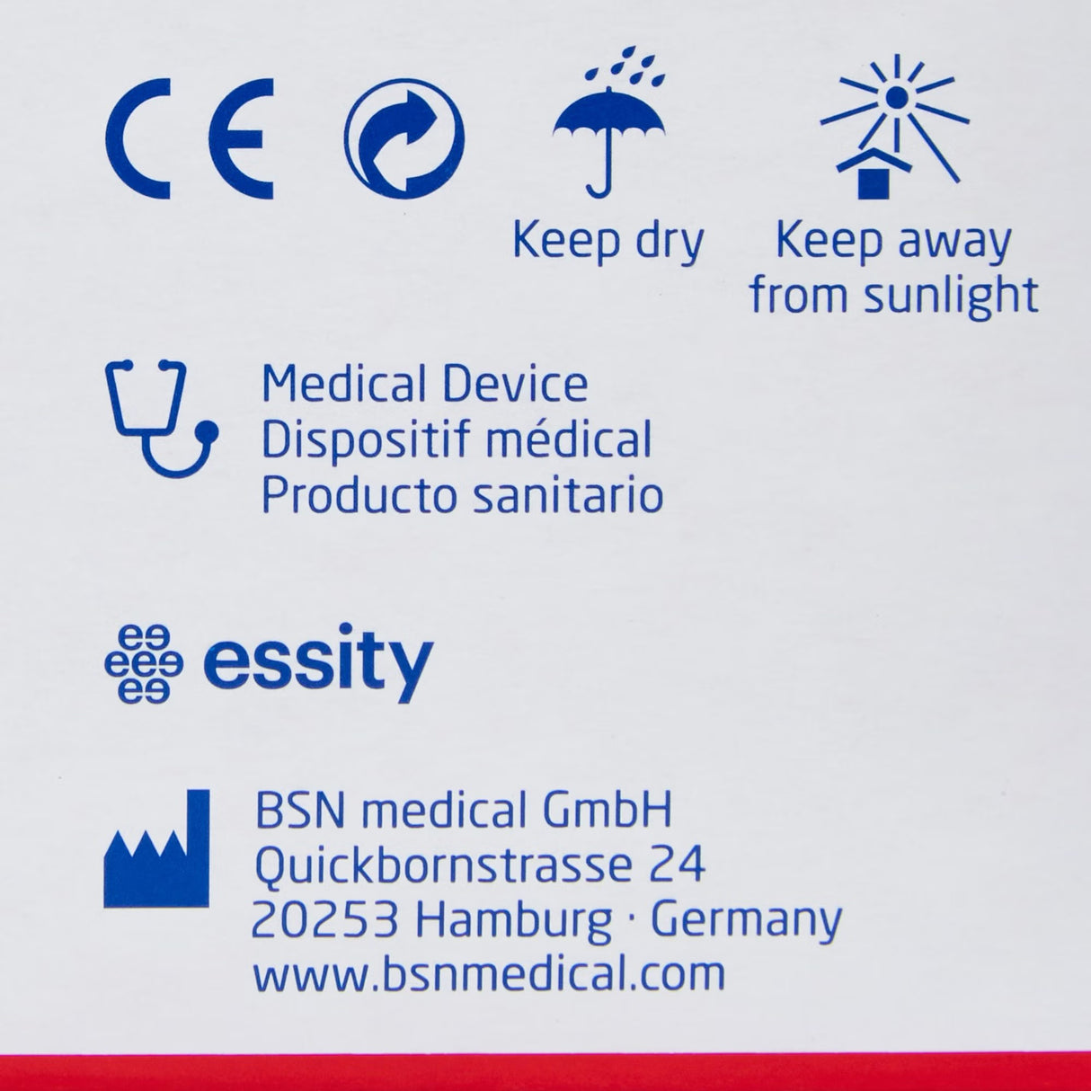 BSN Medical Cover-Roll Stretch Dressing Retention Tape with Liner 4 Inch x 2 Yard, White