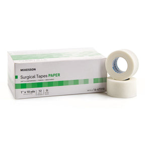 McKesson Surgical Tape Paper, 1" x 10 Yard - 16-47310 - LL Medico